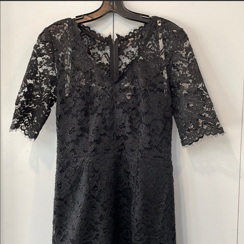 Shoshanna Black Lace Mini Dress - Picture 4 of 7